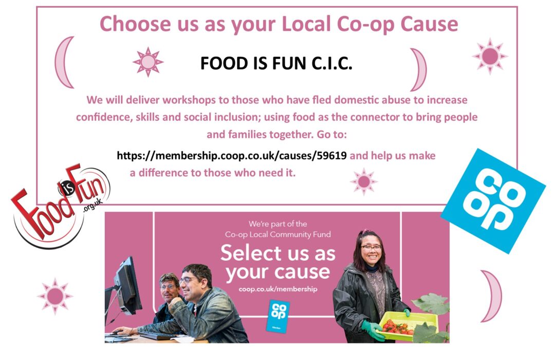 Help us and choose us as your Local Co-op Cause!